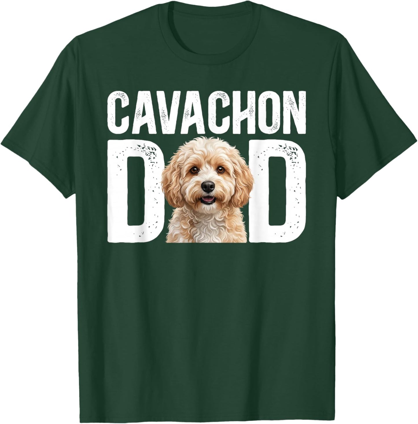 Cavachon Dad Cavachon Owner Cavachon Lover T-Shirt - T-Shirt | Forest