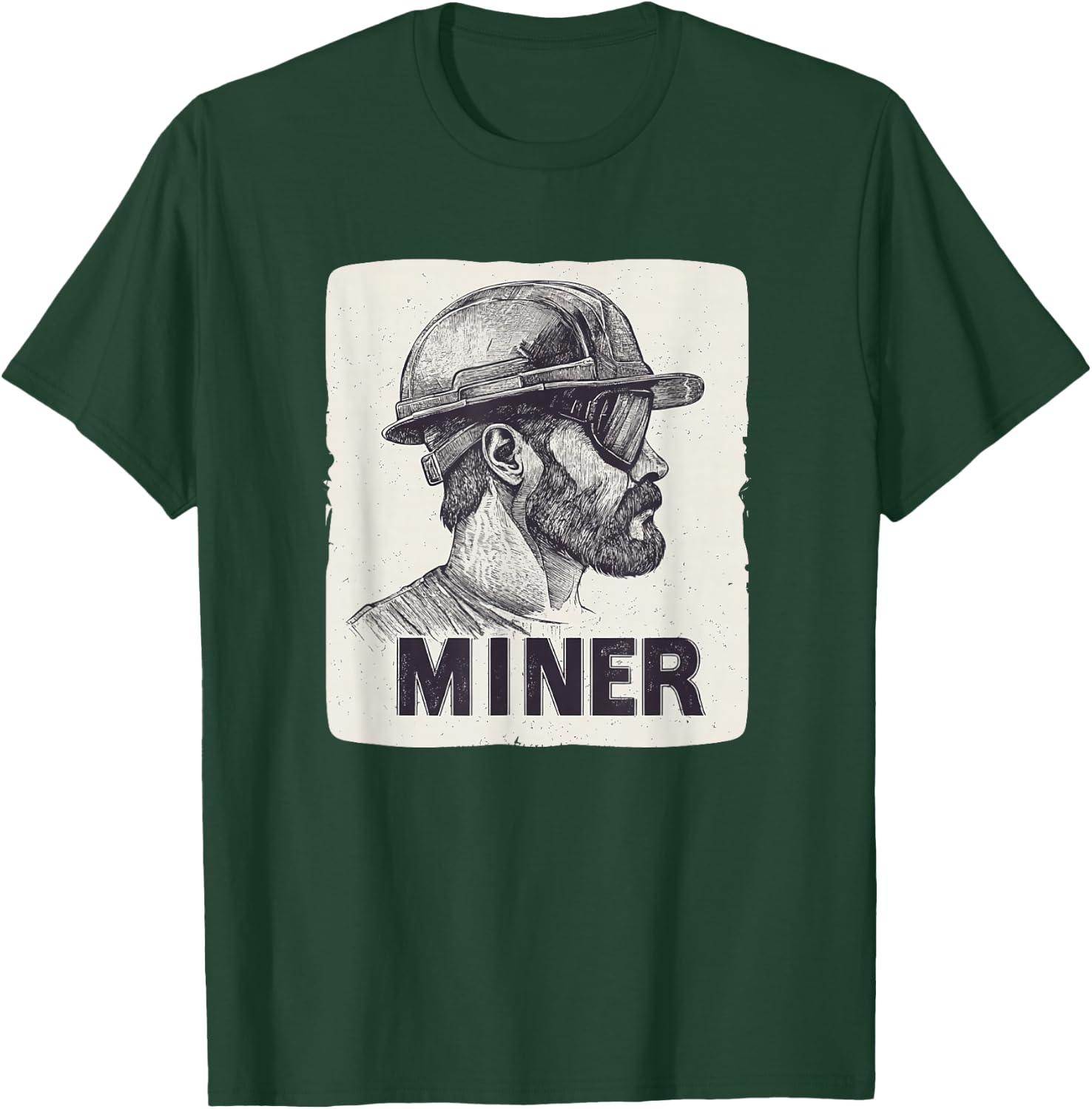 Awesome Miner Man Costume T-Shirt - T-Shirt | Forest