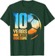 10th Birthday Boy Girl Soccer Player Football 10 Years Old T-Shirt - T-Shirt | Forest