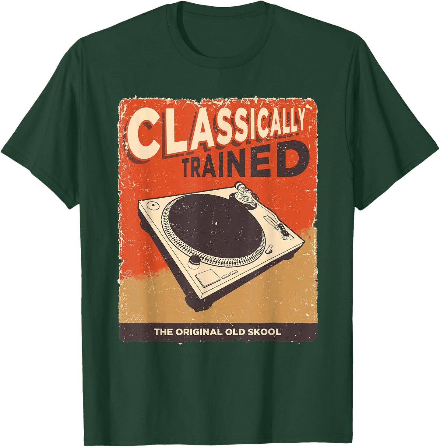 Classically Trained 1210 1200 - Turntable T-Shirt - T-Shirt | Forest