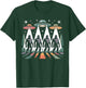 Vintage Mid-Century Modern Bigfoot UFOs T-Shirt - T-Shirt | Forest