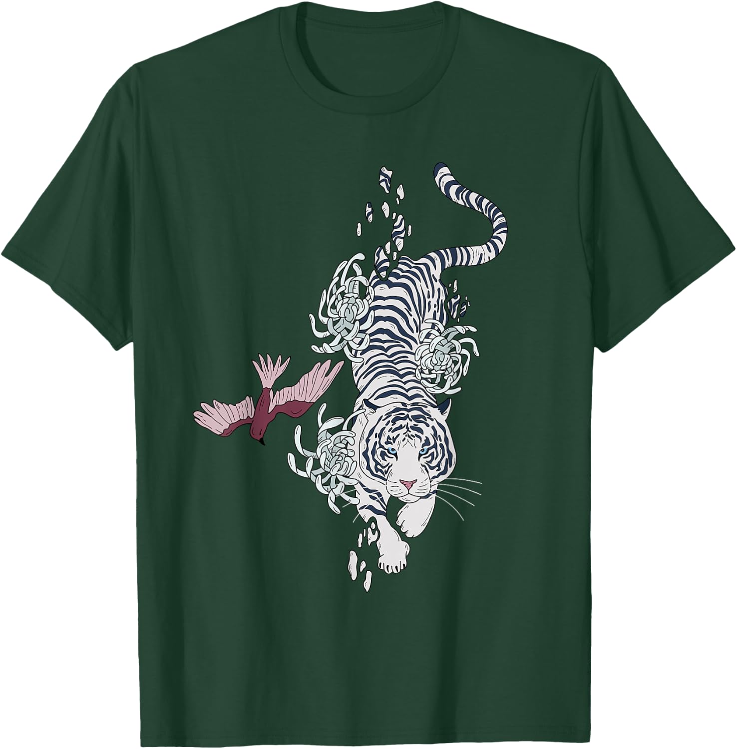 Unique Japanese spirit Tiger | My spirit Animal T-Shirt - T-Shirt | Forest