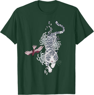 Unique Japanese spirit Tiger | My spirit Animal T-Shirt - T-Shirt | Forest