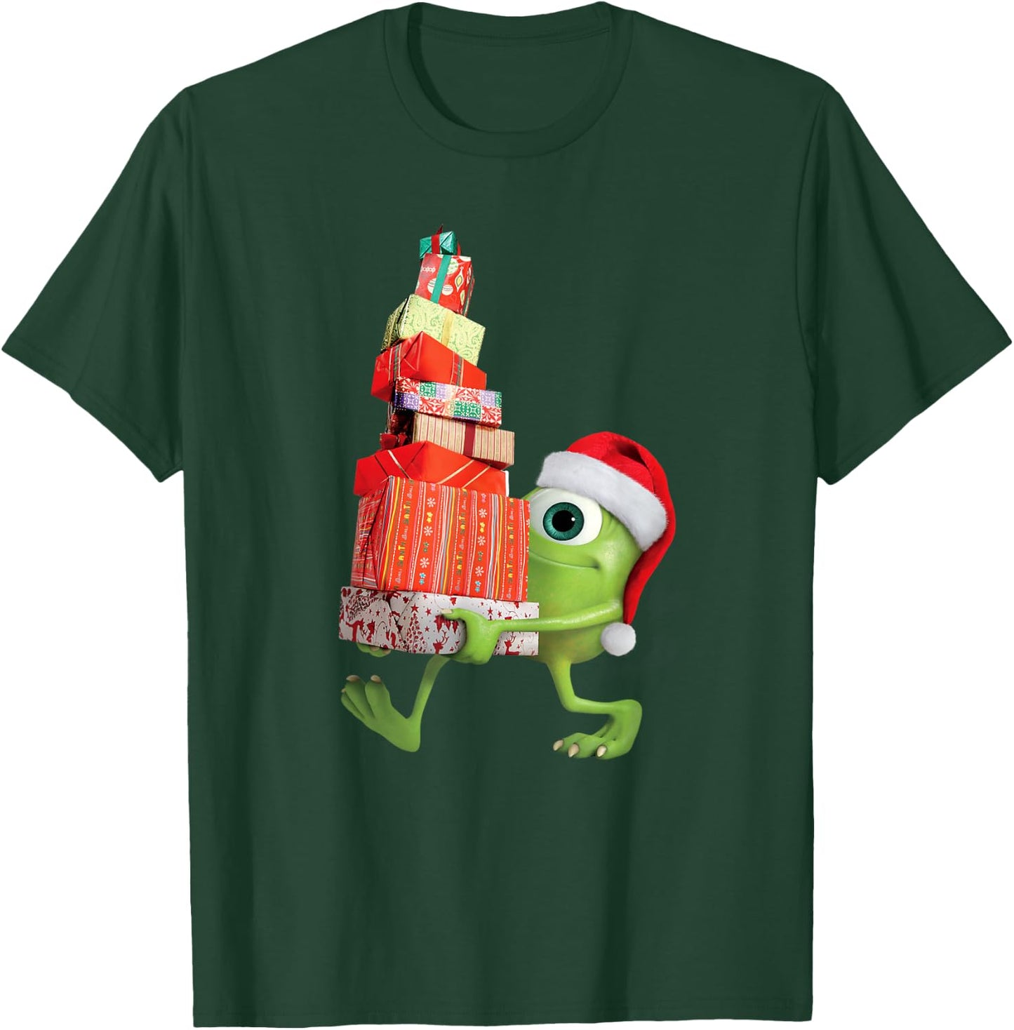Disney PIXAR Monsters University Santa Mike Holiday T-Shirt - T-Shirt | Forest