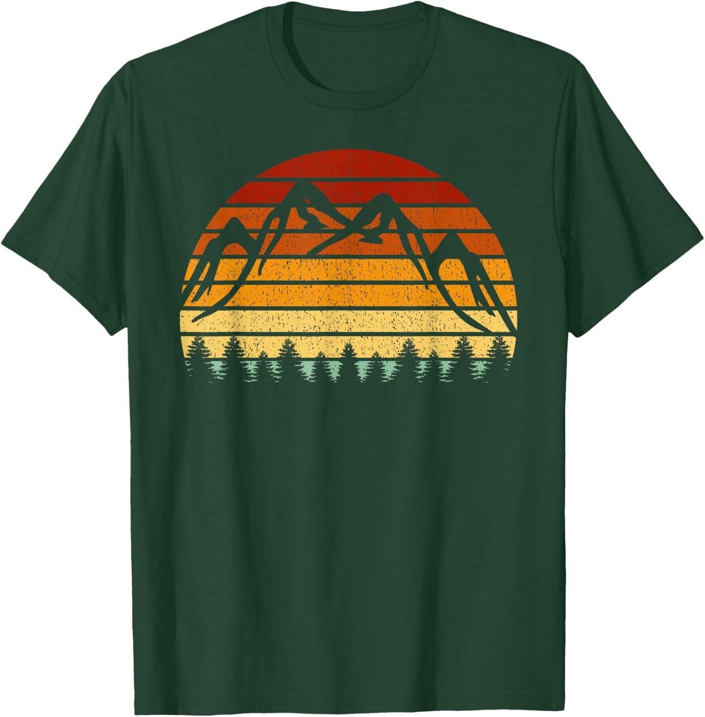 Vintage Sun Mountains Gift Mountaineers and Hikers T-Shirt - T-Shirt | Forest