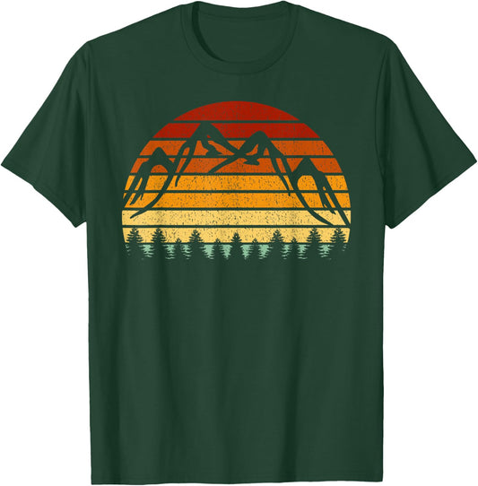 Vintage Sun Mountains Gift Mountaineers and Hikers T-Shirt - T-Shirt | Forest