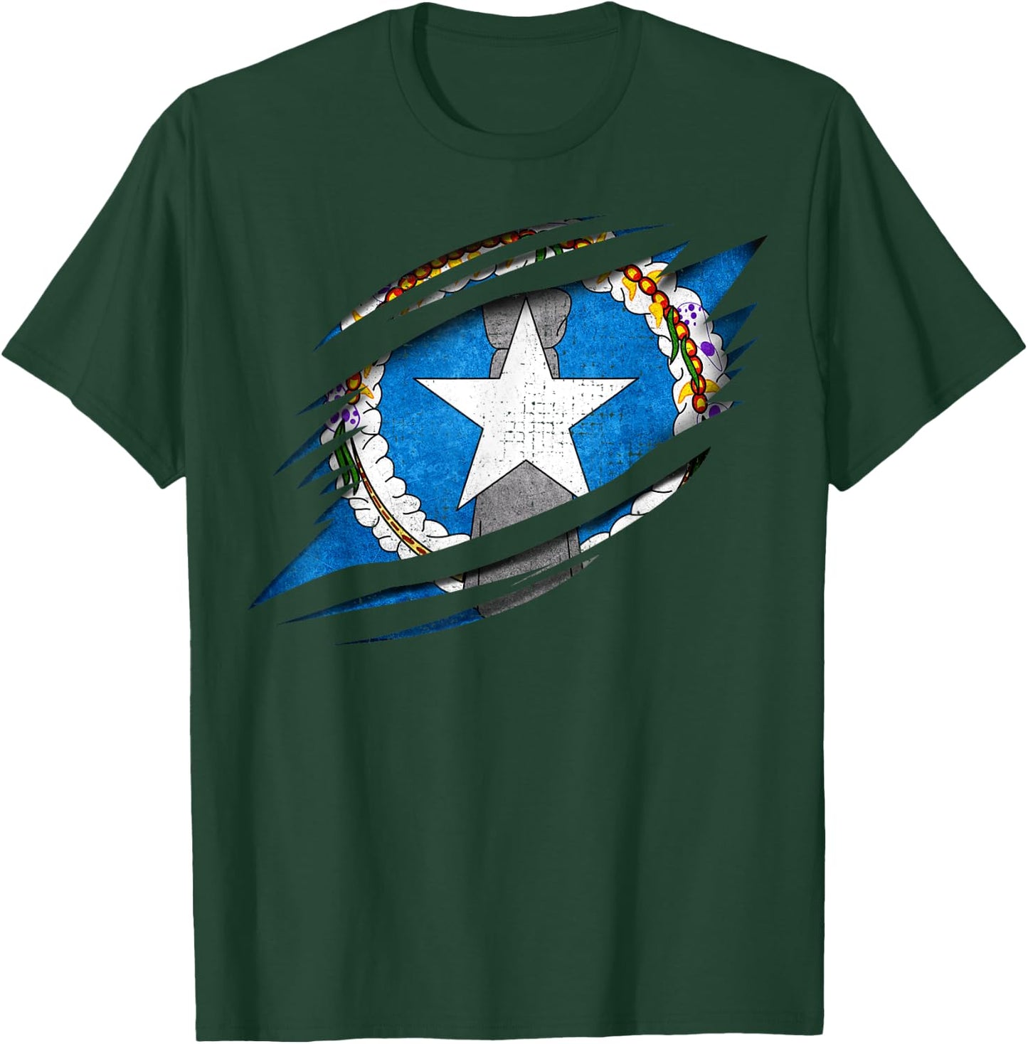 3D CNMI Seal T Shirt - Marianas Shirt T-Shirt - T-Shirt | Forest