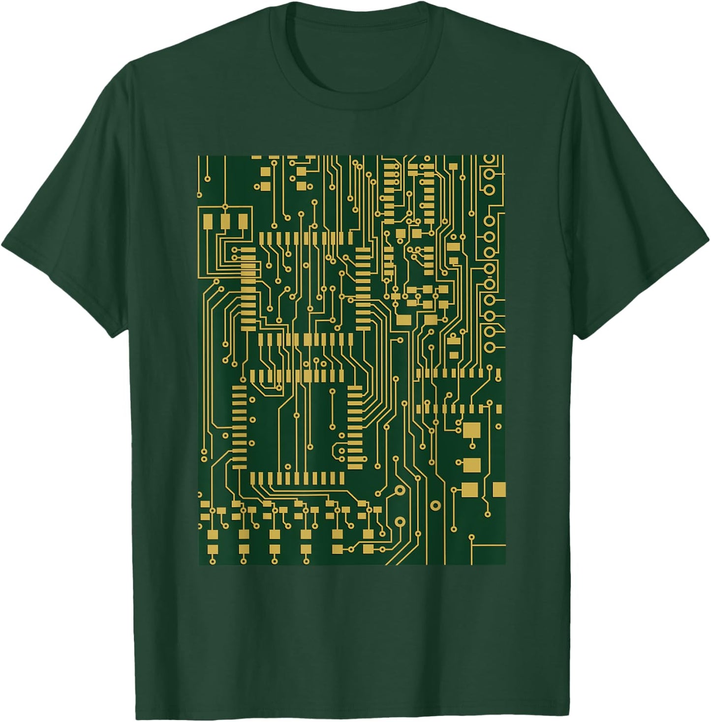 Computer Circuit Board - Electronics Tech T Shirt T-Shirt - T-Shirt | Forest