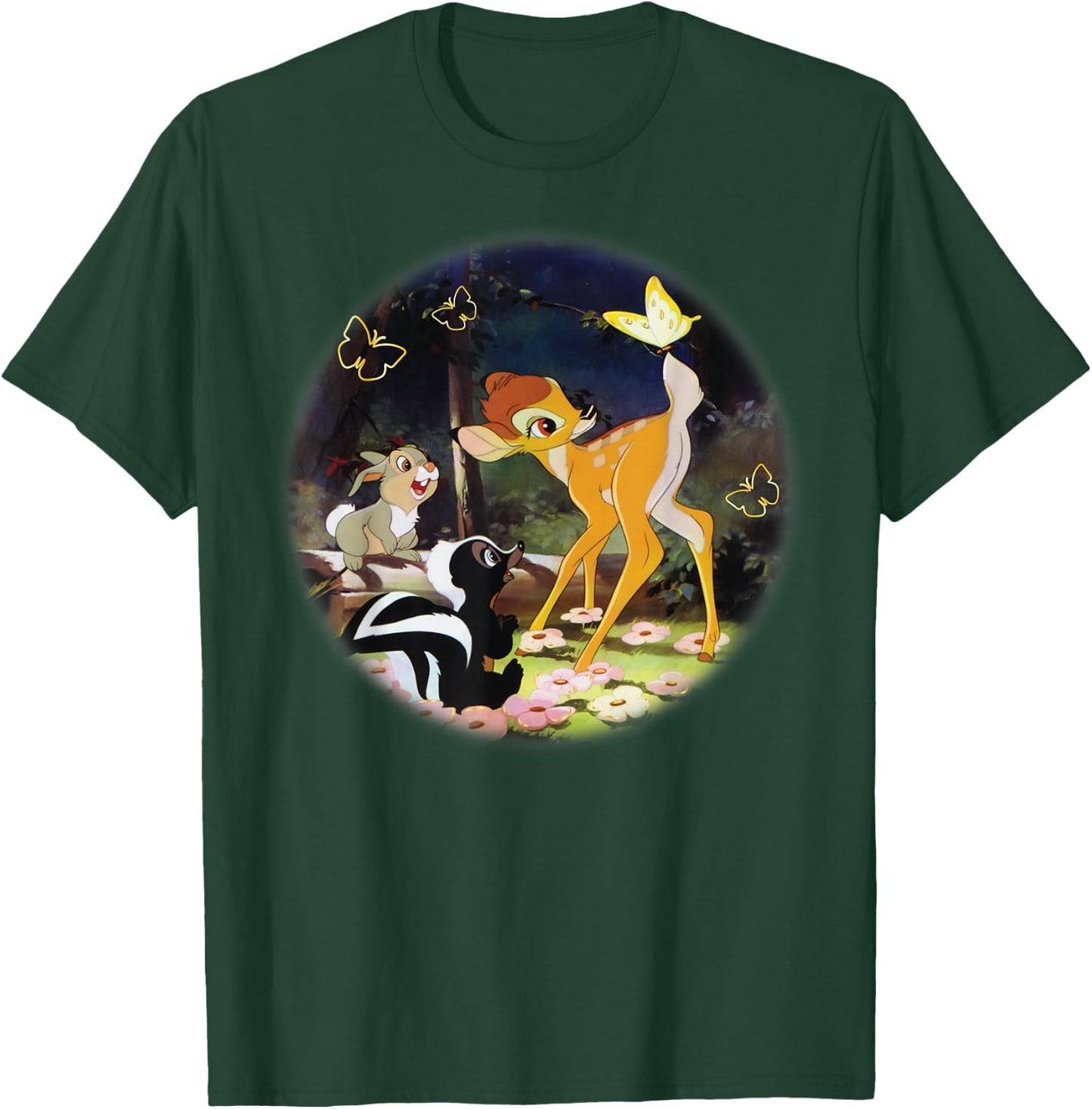 Disney - Bambi Circle T-Shirt - T-Shirt | Forest