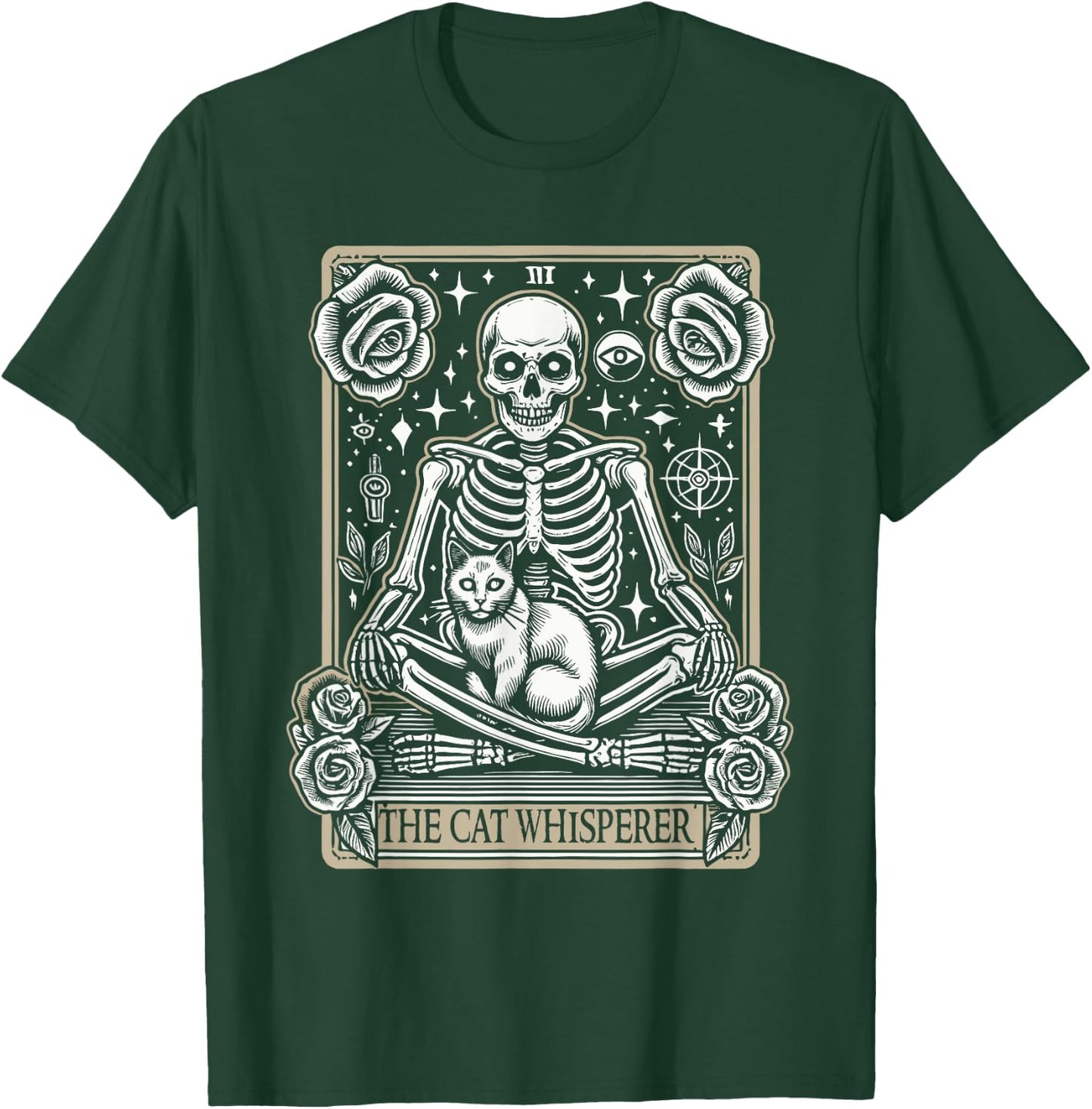 Tarot Card Emo Gothic - Occult The Cat Whisperer T-Shirt - T-Shirt | Forest