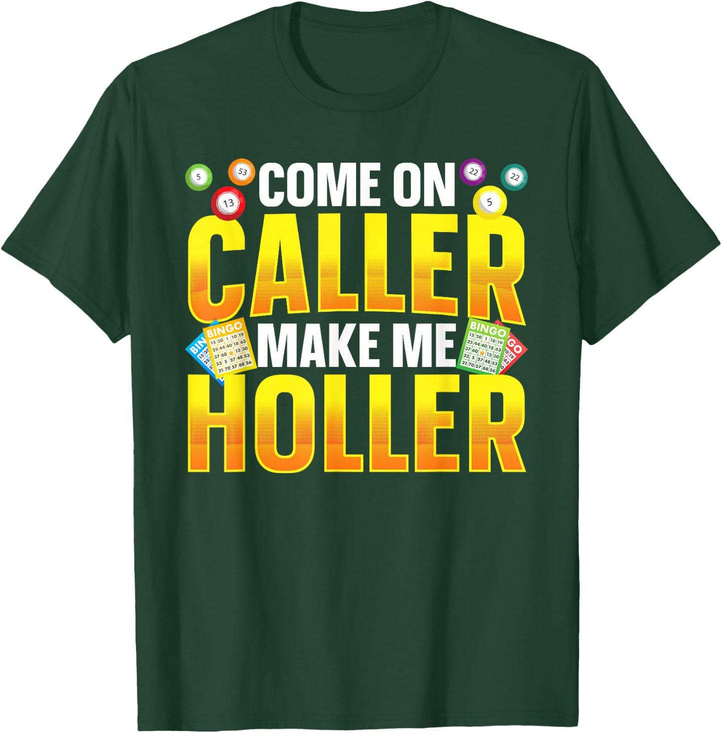 Best Bingo Art Women Gamble Bingo Lover Bingo Player T-Shirt - T-Shirt | Forest