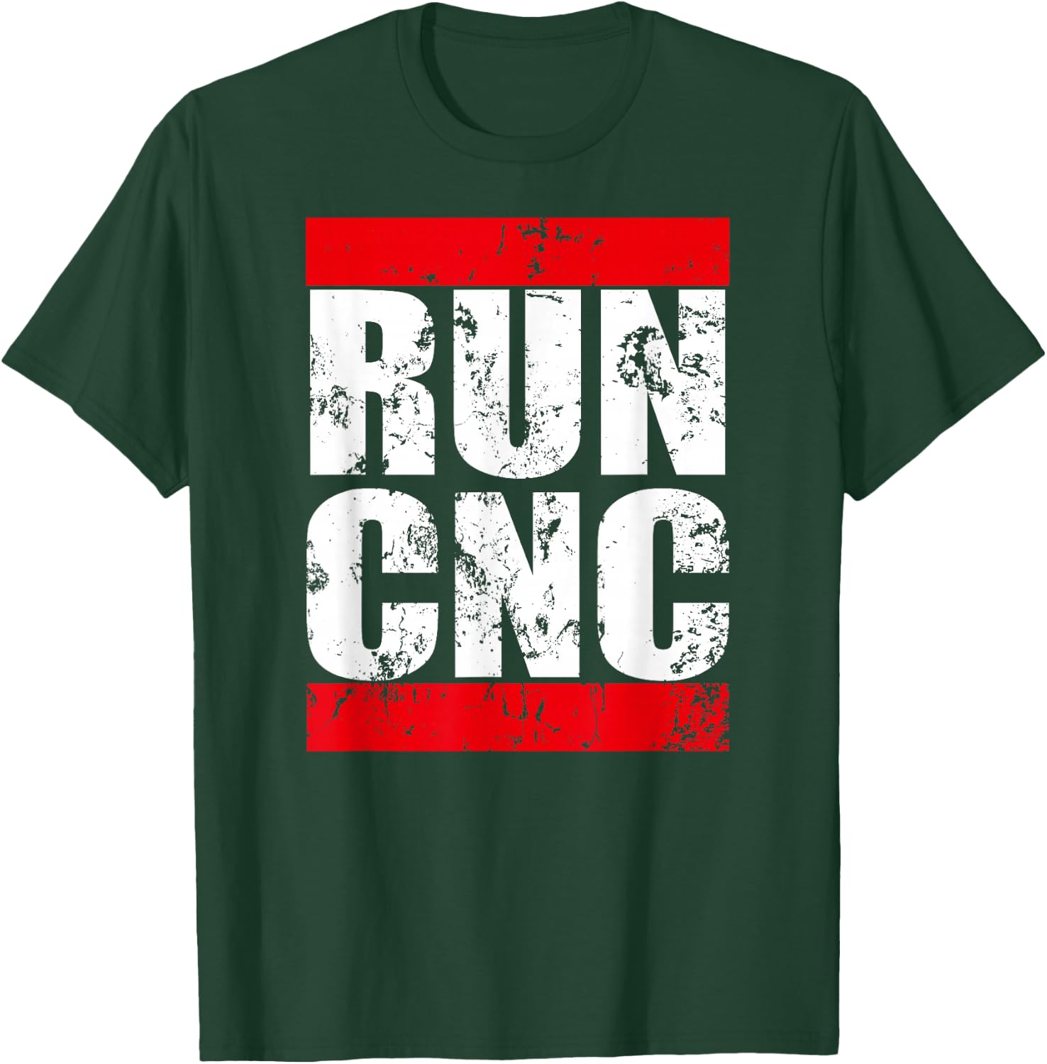 Run CNC Funny G-Code Programmer for Machinists and Engineers T-Shirt - T-Shirt | Forest