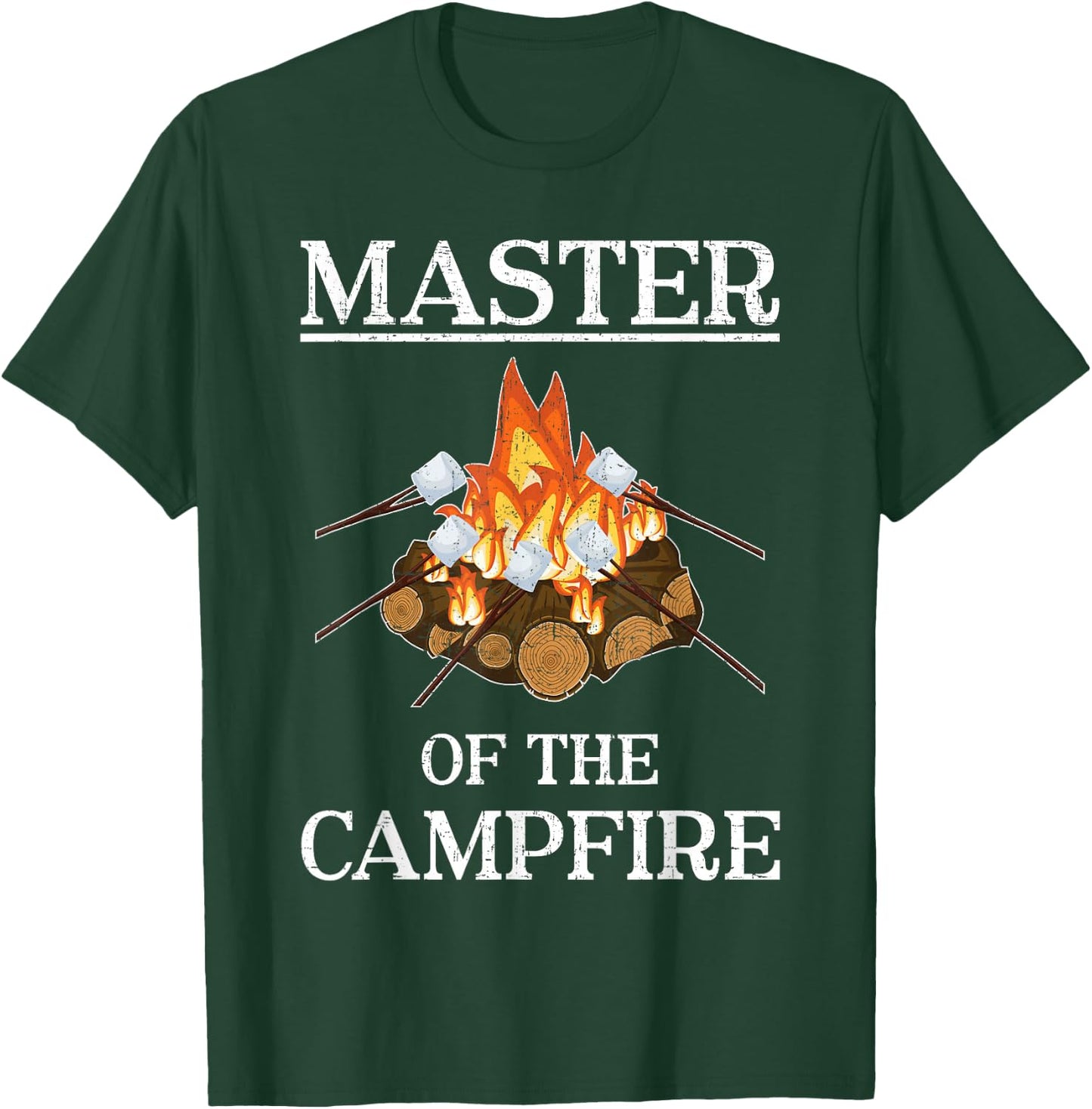 Master of the Campfire Camping T-Shirt - T-Shirt | Forest