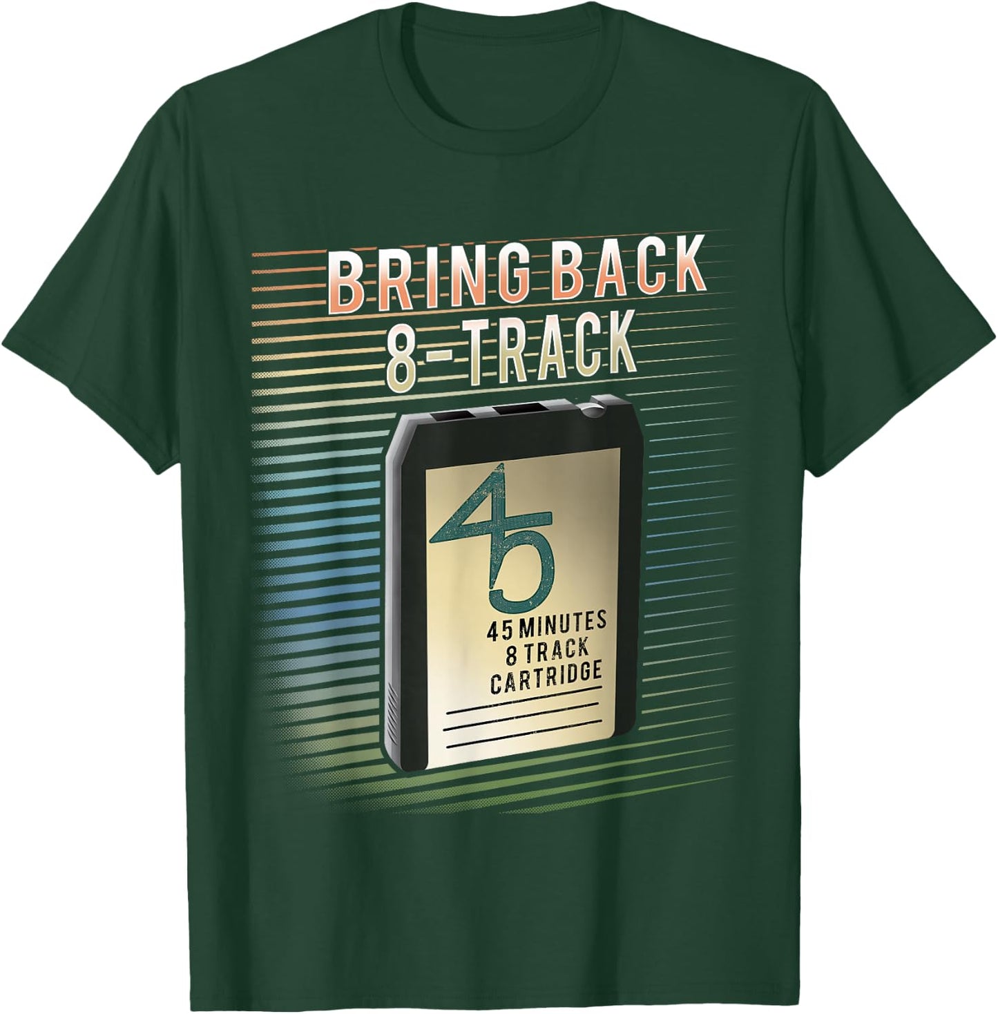 Bring Back 8 Track tape T-Shirt - T-Shirt | Forest