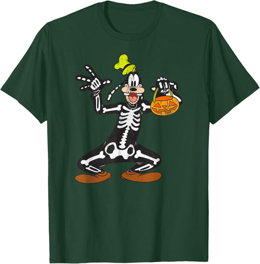 Disney - Goofy Skeleton Halloween T-Shirt - T-Shirt | Forest