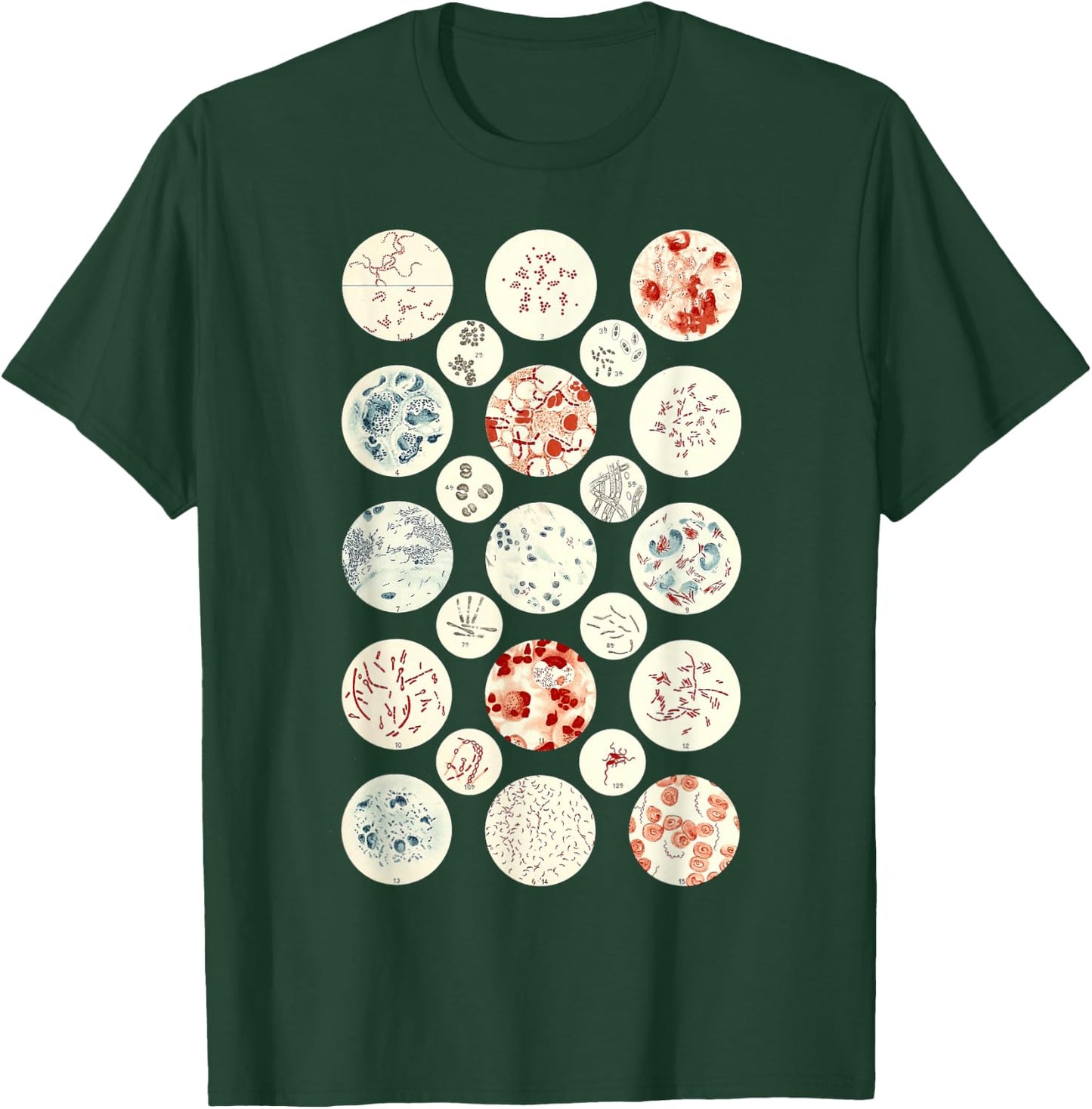 Bacteria funny Microbiology Bacteria Science Tiny Microbes T-Shirt - T-Shirt | Forest