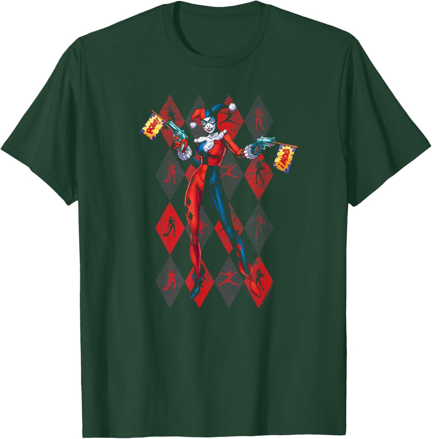Harley Quinn Pow Pow T-Shirt - T-Shirt | Forest