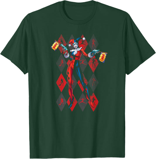 Harley Quinn Pow Pow T-Shirt - T-Shirt | Forest