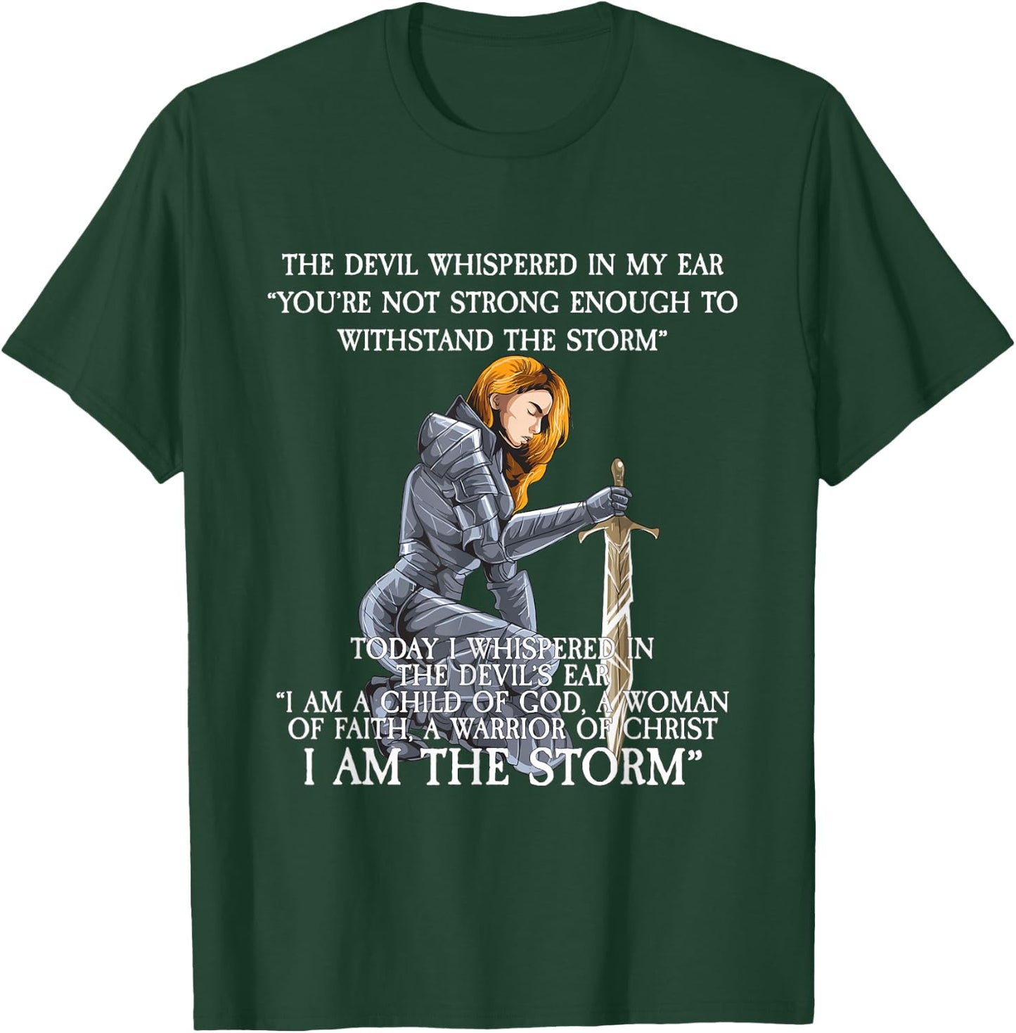 The Devil Whispered In My Ear T-Shirt - T-Shirt | Forest
