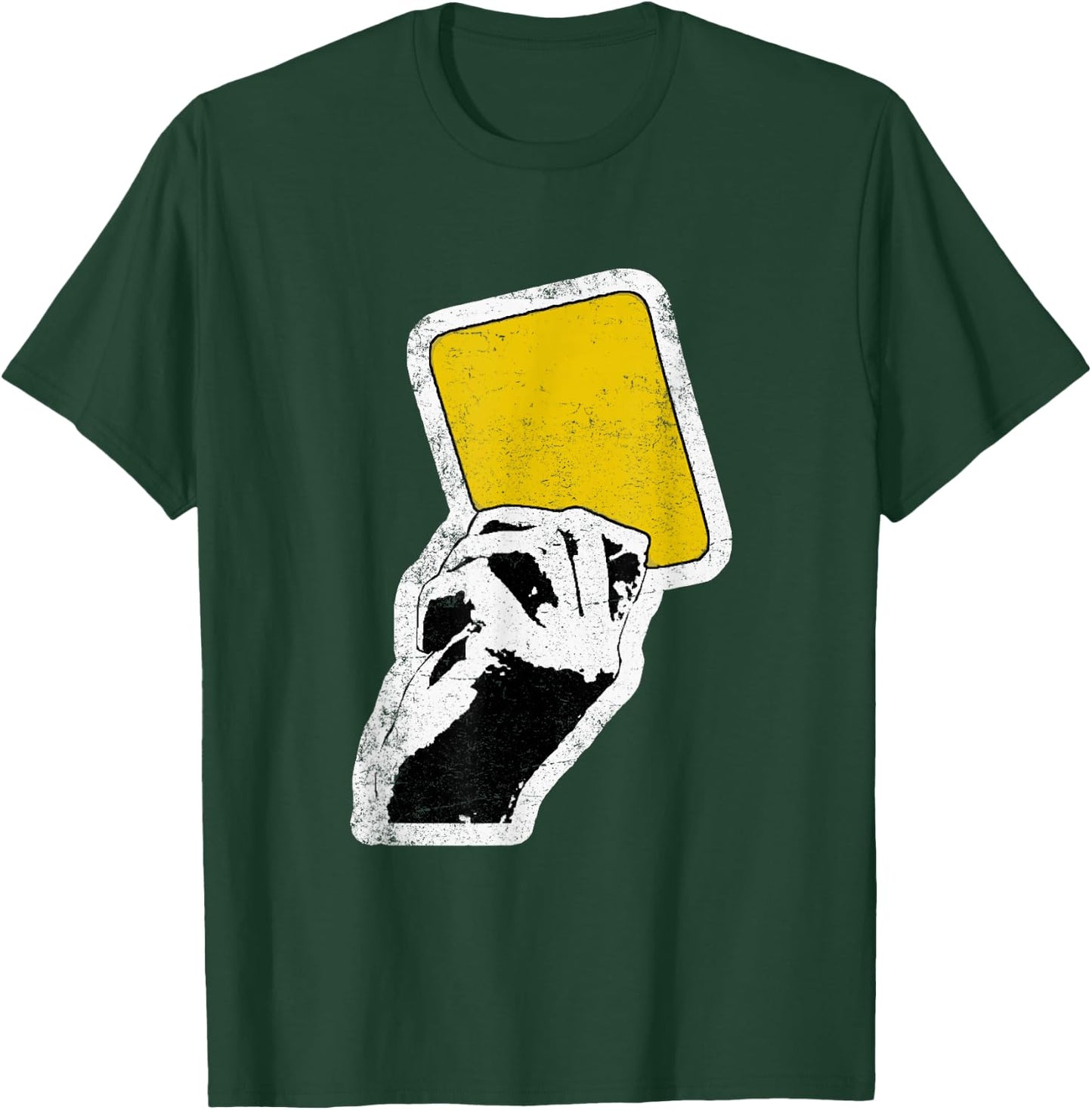 Referee Yellow Card Coach Sports Football Soccer T-Shirt - T-Shirt | Forest