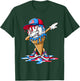 Baseball Drip American Patriotic 4th of July Boys Kids Youth T-Shirt - T-Shirt | Forest