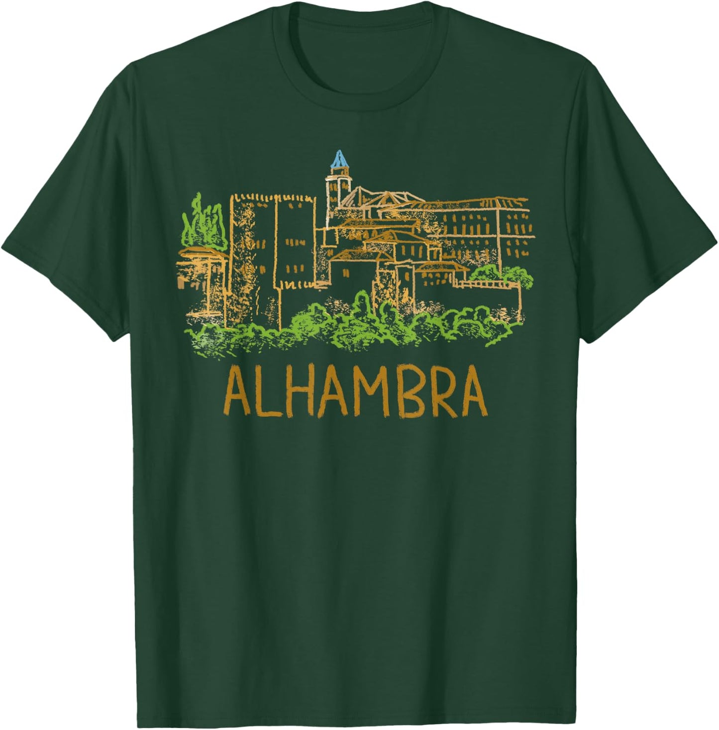 Alhambra Shirt T Shirt T-Shirt - T-Shirt | Forest