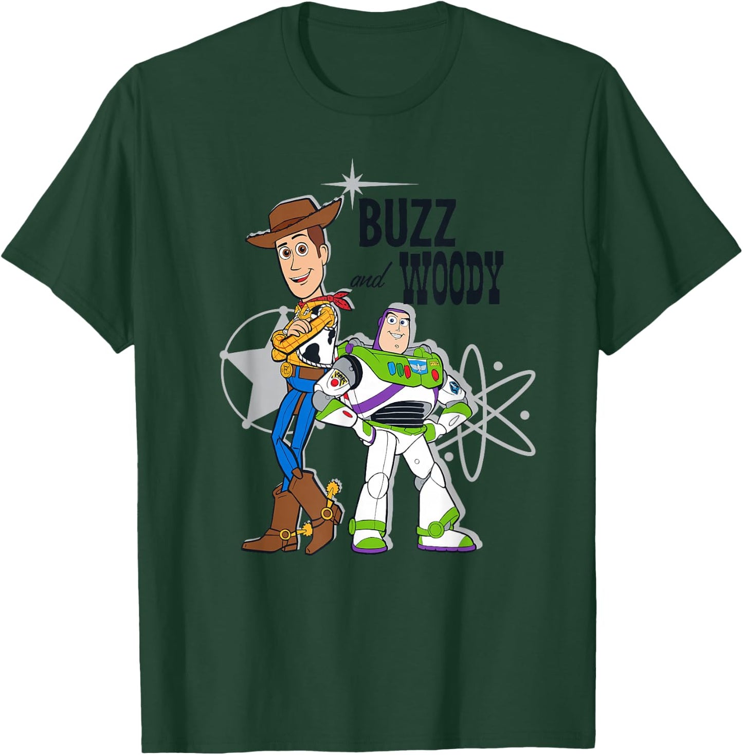 Disney Pixar Toy Story Buzz and Woody T-Shirt - T-Shirt | Forest