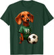 Soccer player Dachshund T-Shirt - T-Shirt | Forest