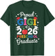 Proud Gigi of a 2026 Preschool Graduate Family Celebration T-Shirt - T-Shirt | Forest