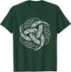 Viking Celtic Knotwork Triple Horn of Odin T-Shirt - T-Shirt | Forest