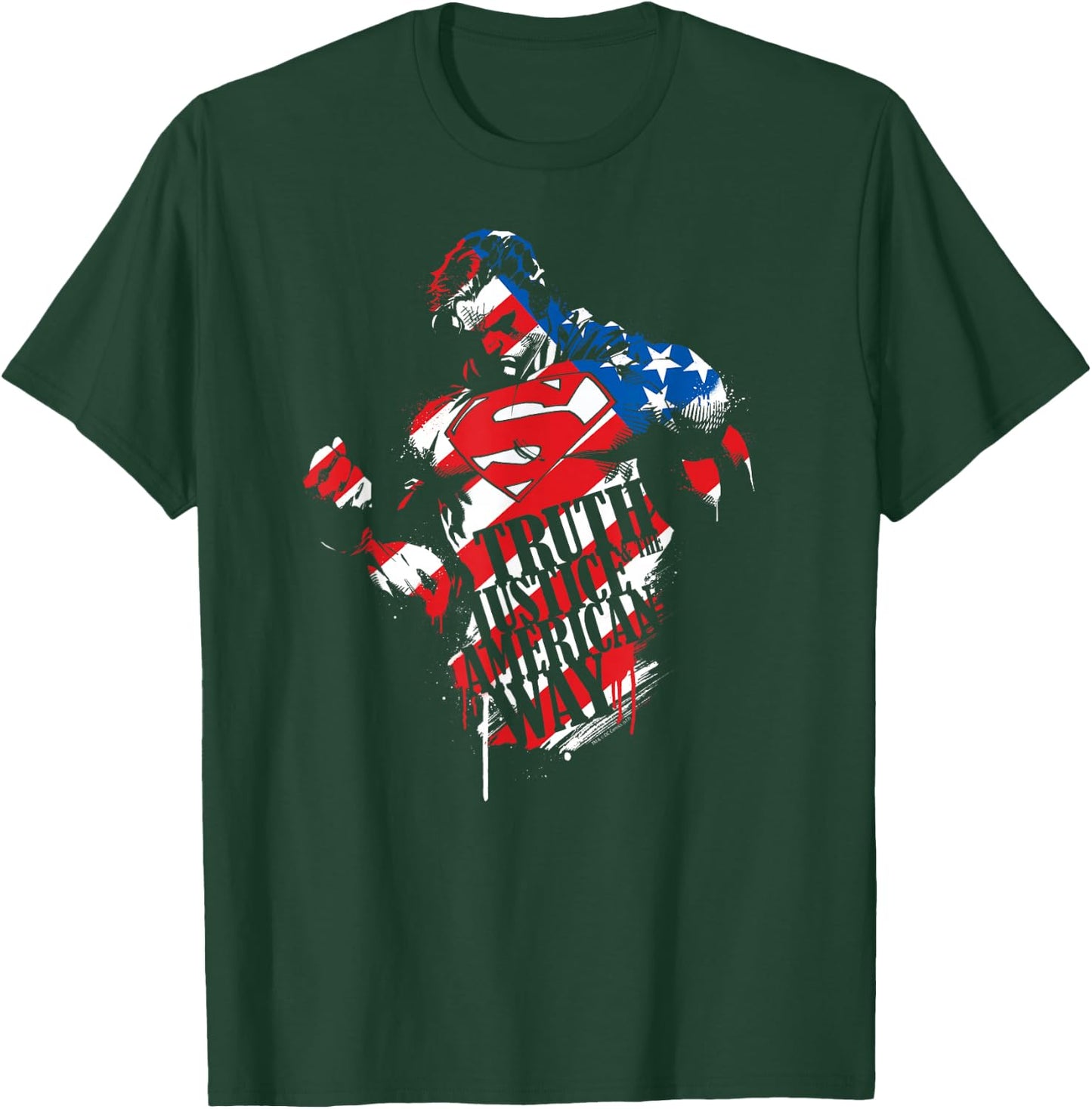 Superman The American Way Quote T Shirt T-Shirt - T-Shirt | Forest