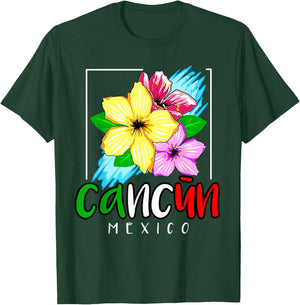 Cancun Mexico Souvenir Gift Spring Break Summer Vacation T-Shirt - T-Shirt | Forest