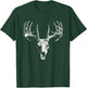 Deer Skull Antler Illustration - Vintage Deer Lover T-Shirt - T-Shirt | Forest