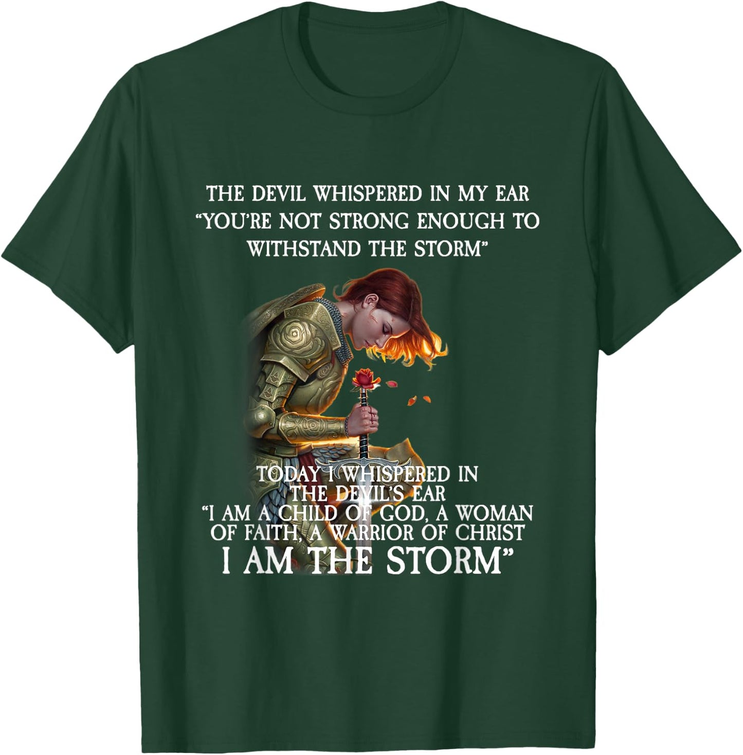 You are not strong enough to withstand THE STORM T-Shirt - T-Shirt | Forest