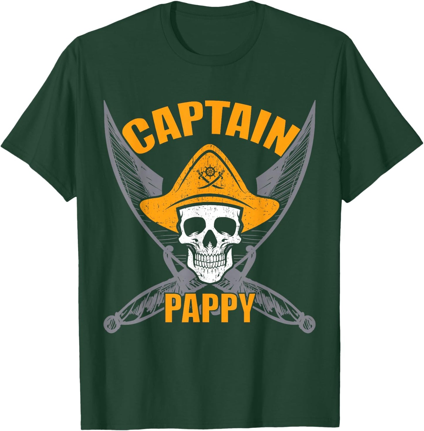 Pirate Captain Pappy Party T-Shirt - T-Shirt | Forest