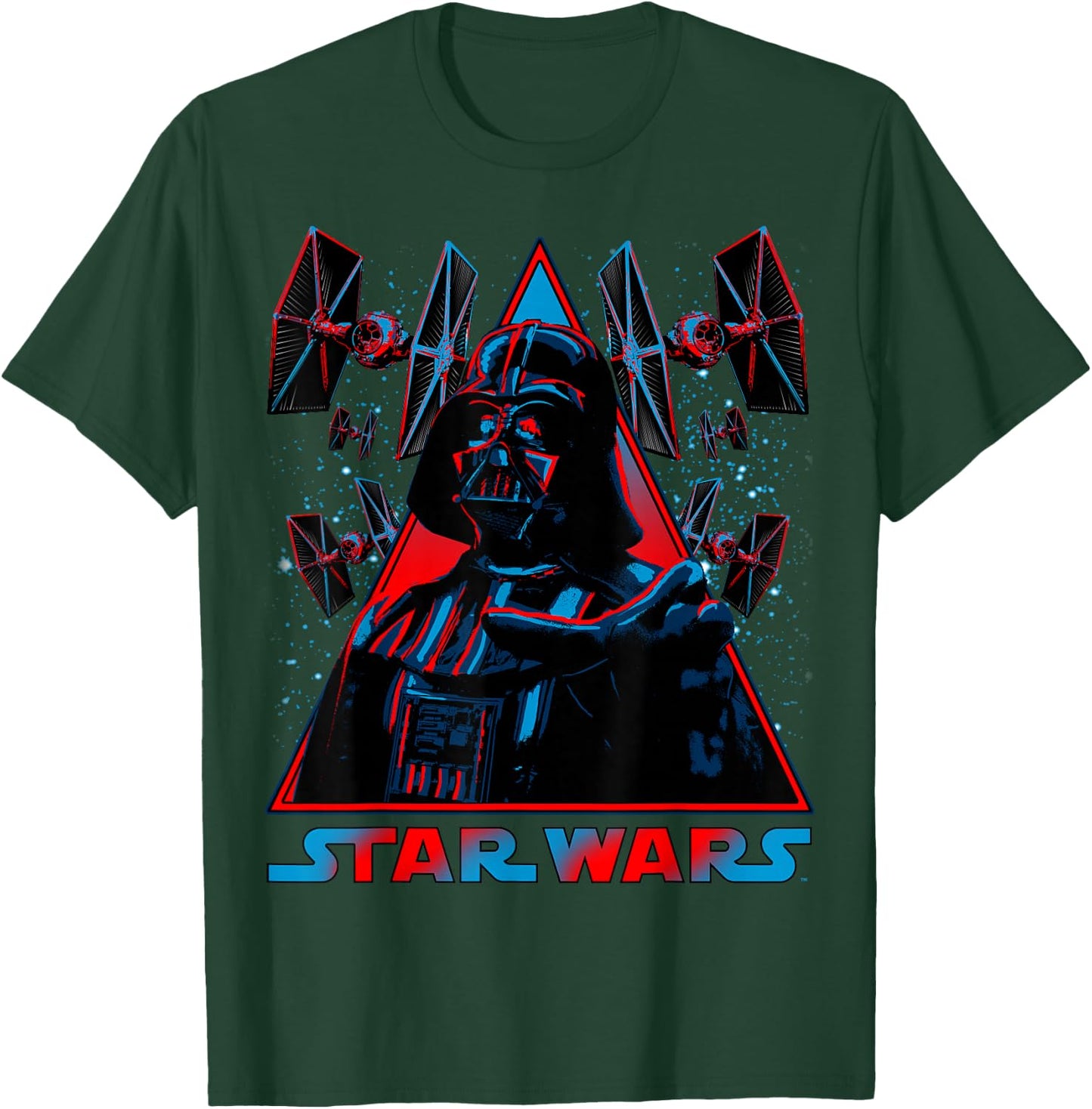 Star Wars Darth Vader Triangle Choke Badge Graphic T-Shirt - T-Shirt | Forest