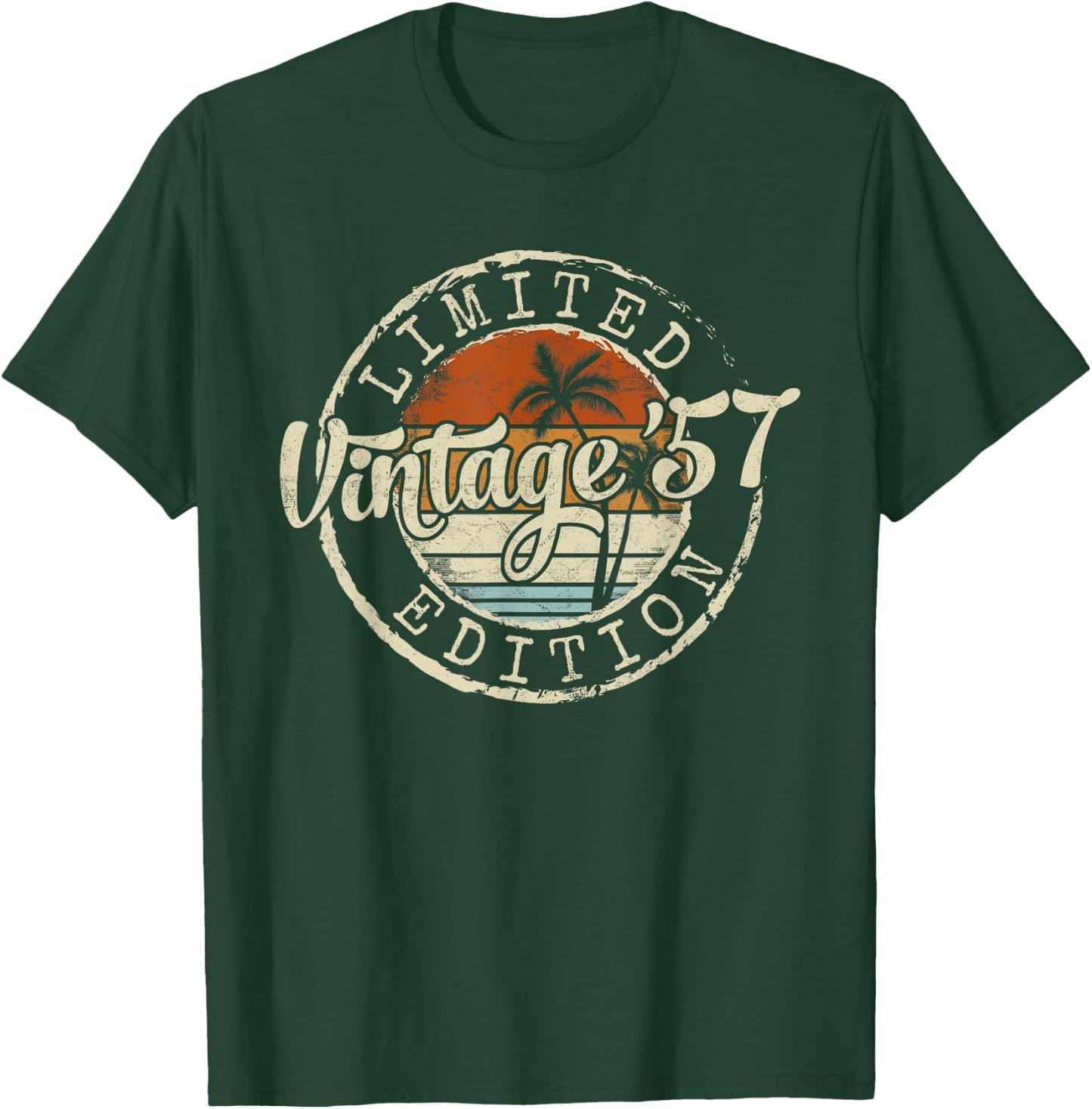 Vintage 1957 68th Birthday Gifts Women 68 Year Old T-Shirt - T-Shirt | Forest