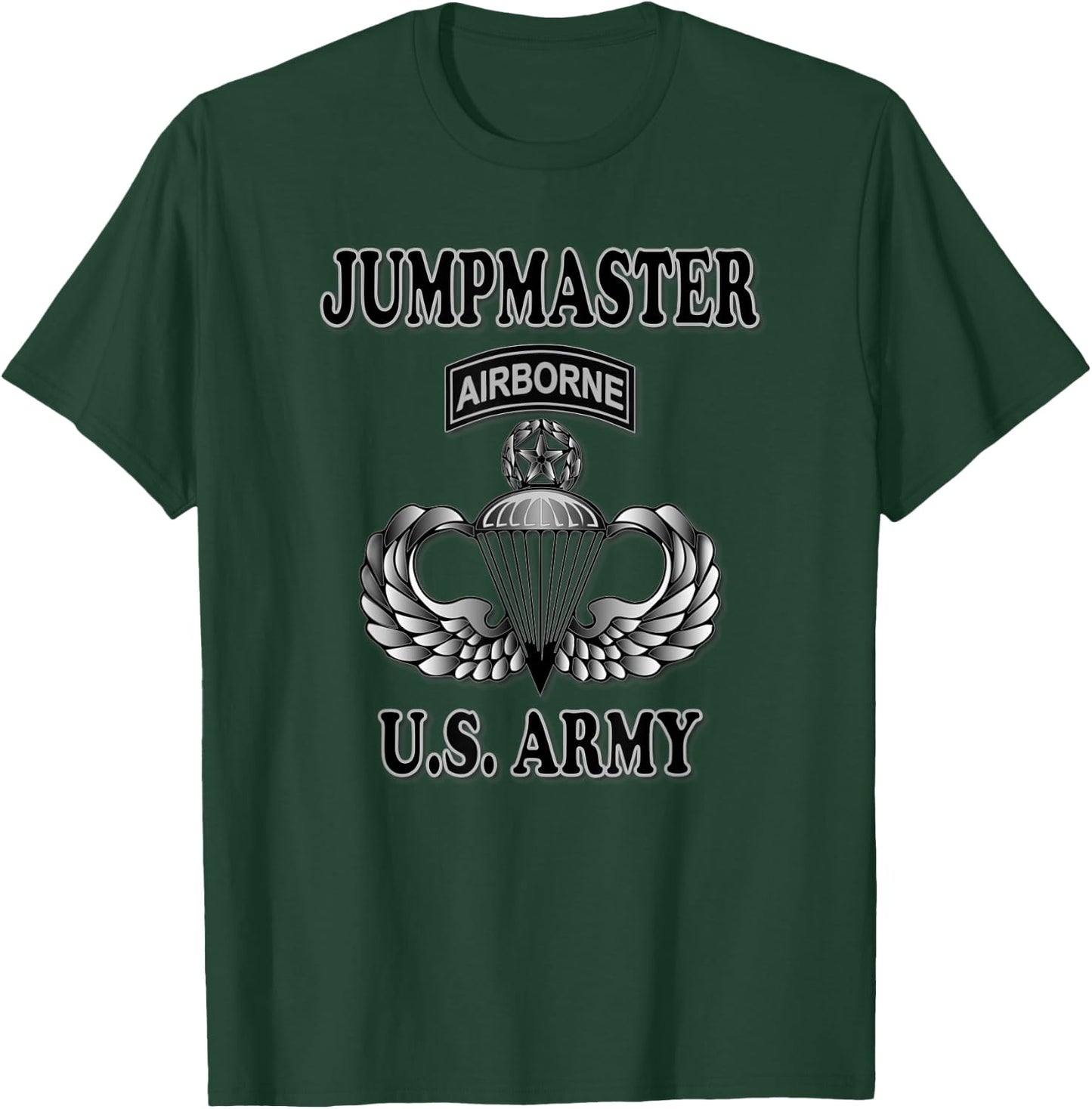 U.S. Army Jumpmaster (Front Design) T-Shirt - T-Shirt | Forest