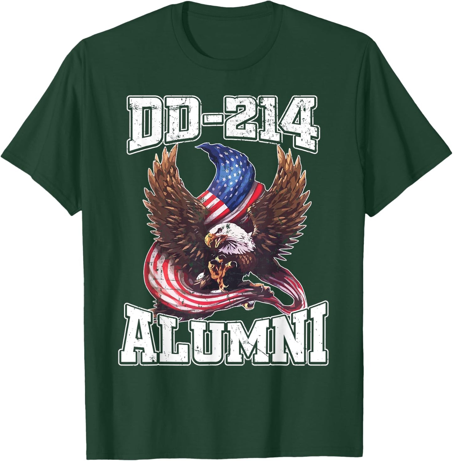 DD 214 DD-214 Alumni Shirt Military Veteran T-Shirt - T-Shirt | Forest