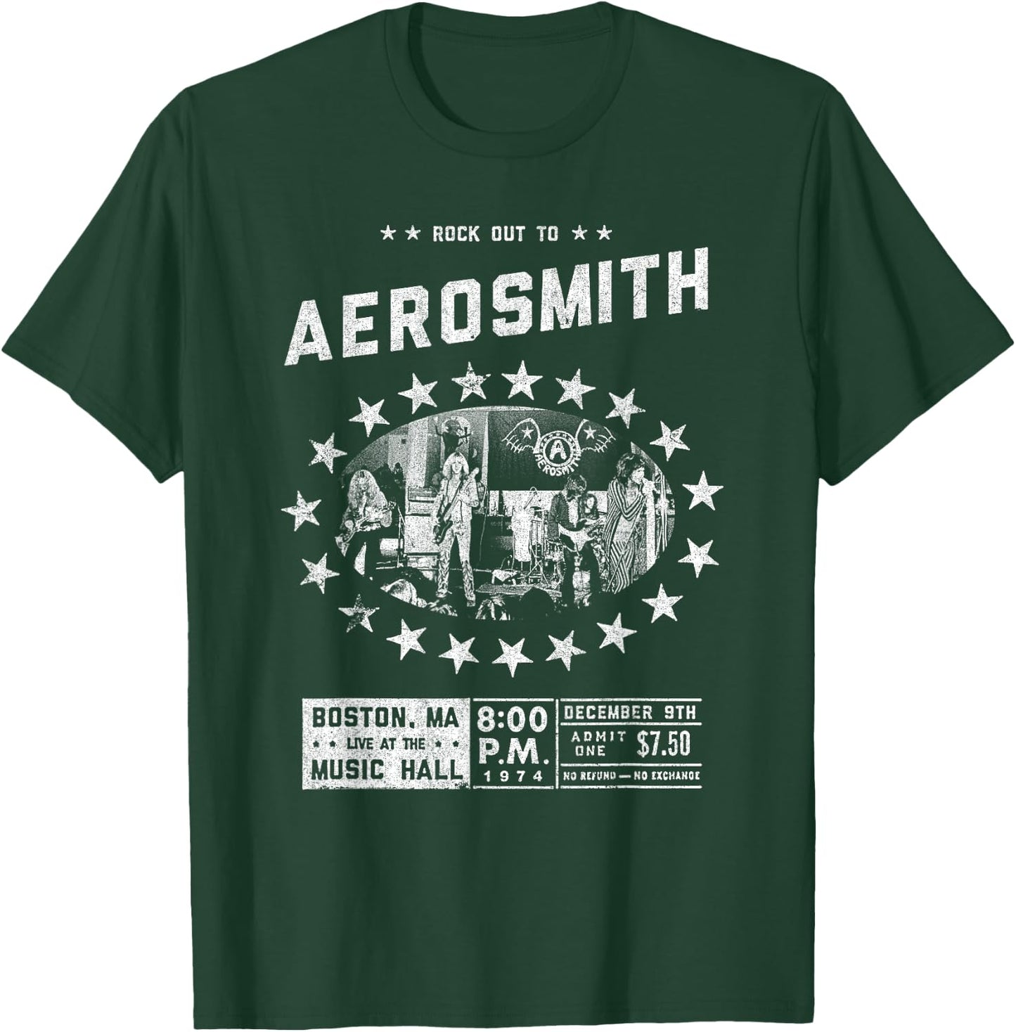 Aerosmith - Live at the Music Hall T-Shirt - T-Shirt | Forest