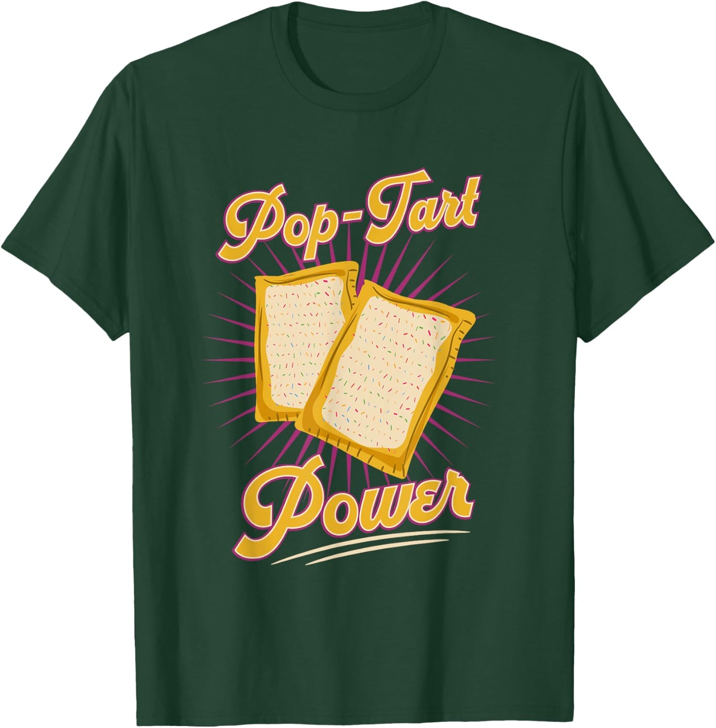 Bodybuilding Pre-Workout Pop Tart Power Gym Exercise T-Shirt - T-Shirt | Forest