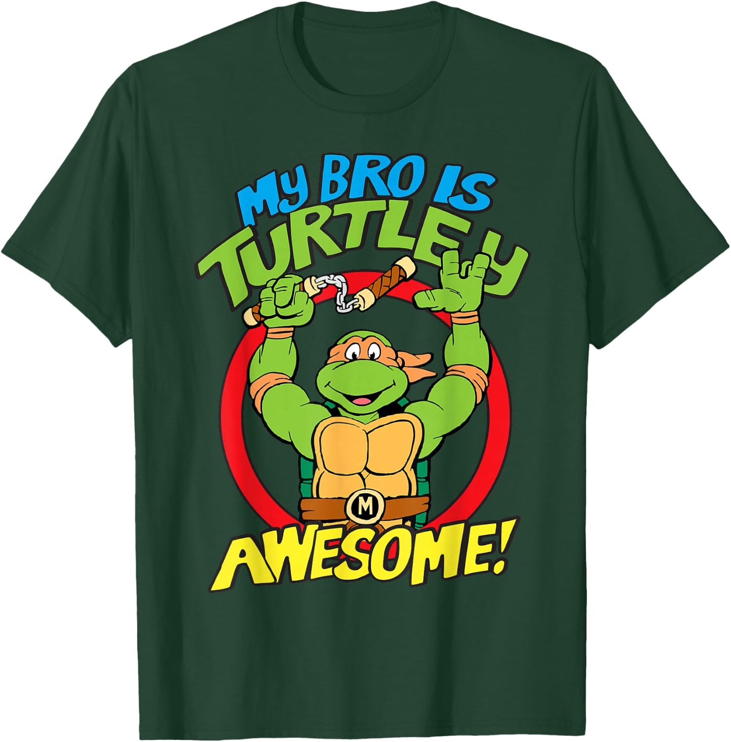 Teenage Mutant Ninja Turtles My Bro Is Awesome T-Shirt - T-Shirt | Forest