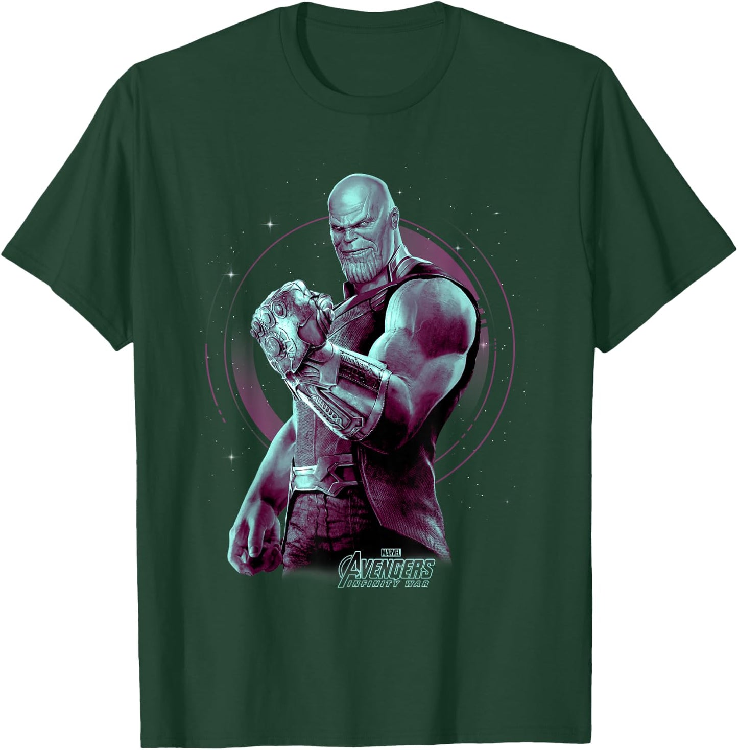Marvel Infinity War Thanos Gauntlet Flex Graphic T-Shirt - T-Shirt | Forest