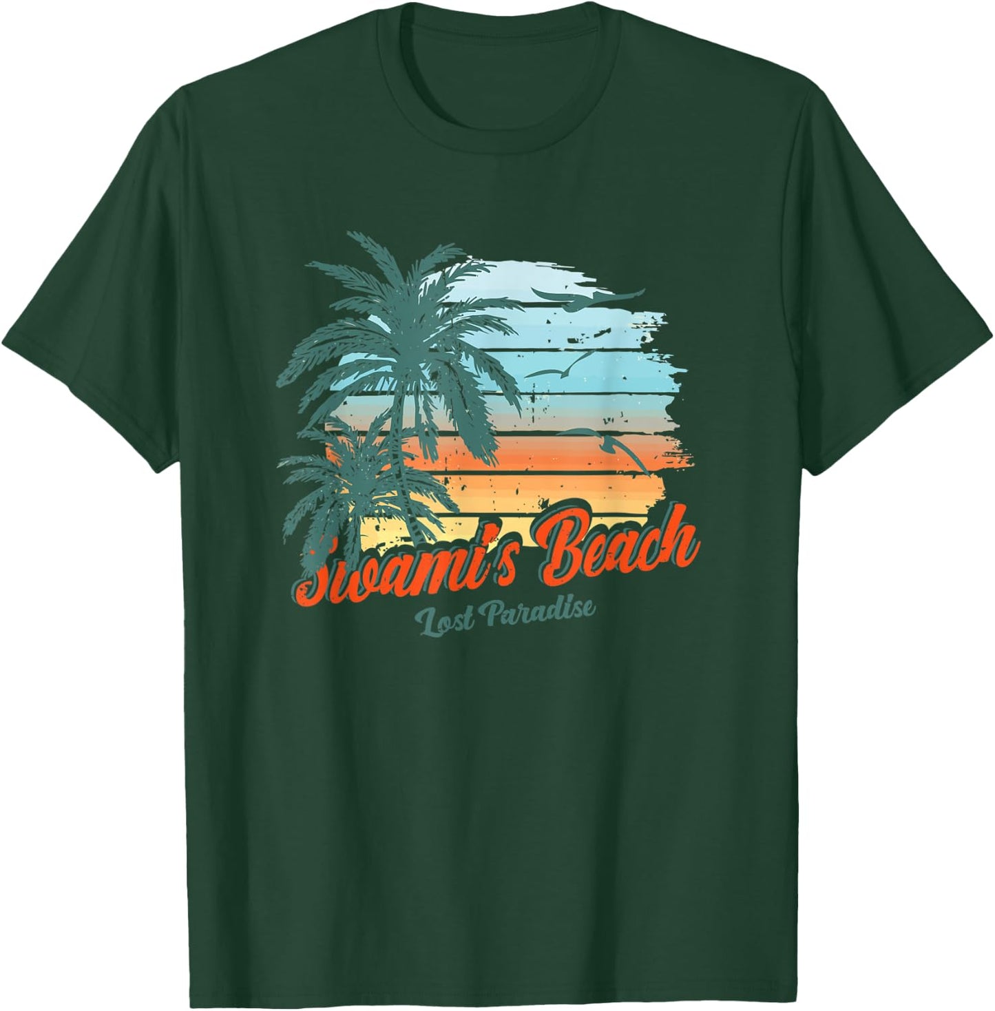 Swami's Beach Encinitas California Shirt Lost Paradise T-Shirt - T-Shirt | Forest