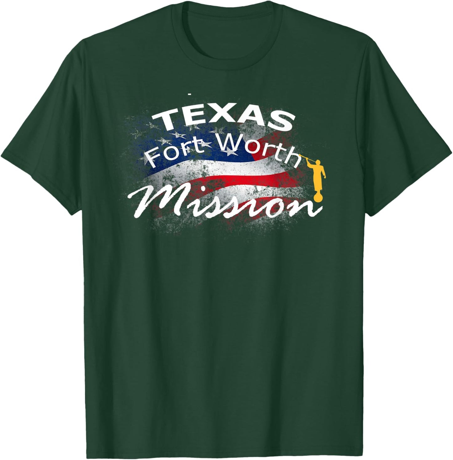 Texas Fort Worth Mormon LDS Mission Missionary Gift T-Shirt - T-Shirt | Forest