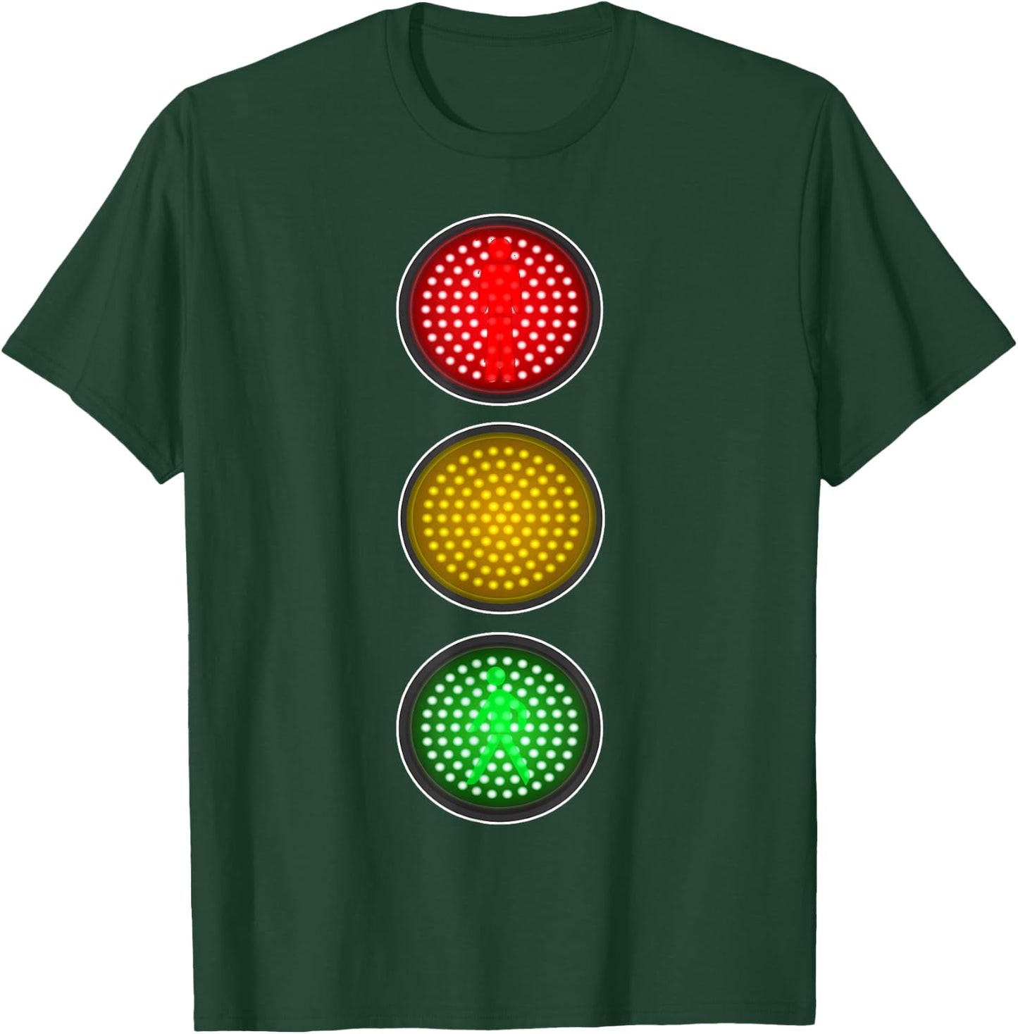Funny Traffic Light Halloween Group Party Costume Idea T-Shirt - T-Shirt | Forest