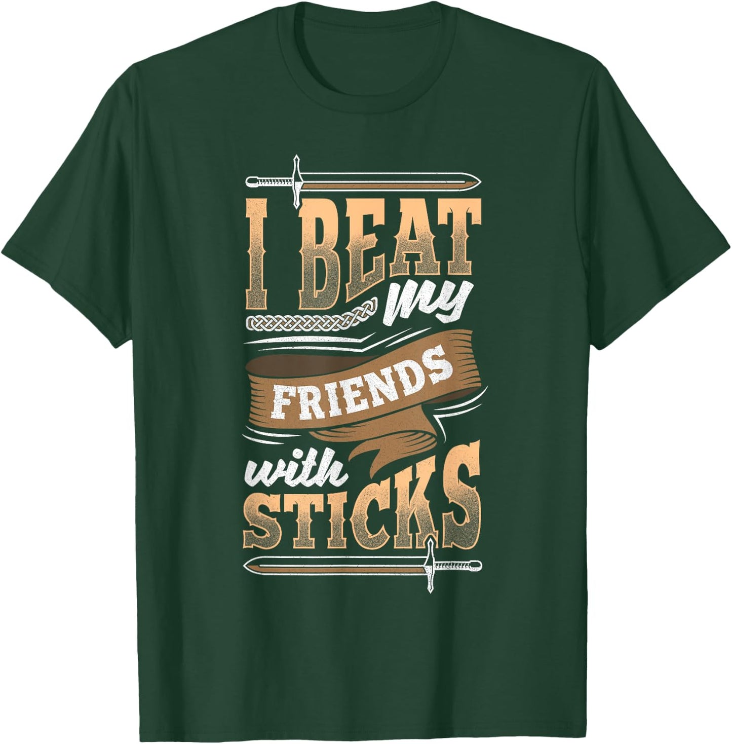 LARP Larping Larper - Beat my Friends with a Stick T-Shirt - T-Shirt | Forest