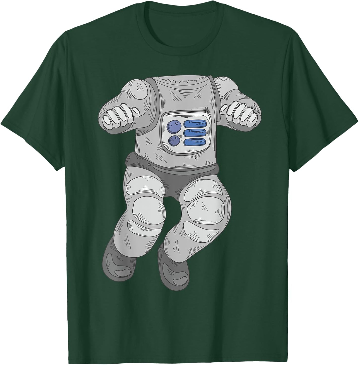 Cool Funny Astronaut Halloween Costume Shirt Spaceman Gift T-Shirt - T-Shirt | Forest