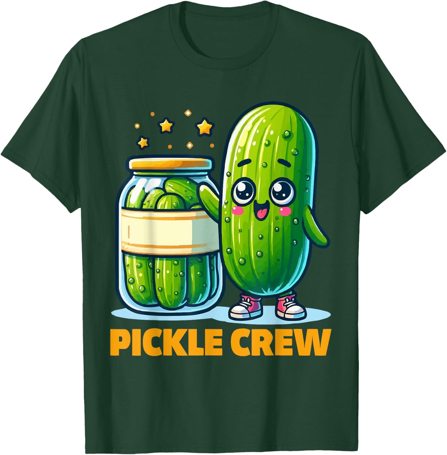 Pickle Crew Dill Cute Pickle Lover T-Shirt - T-Shirt | Forest