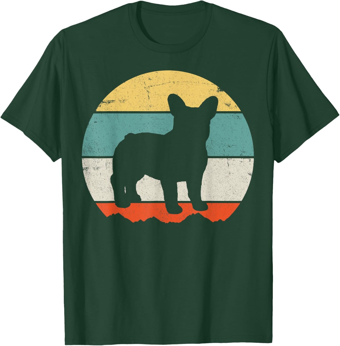 French Bulldog Women Girls Kids T-Shirt - T-Shirt | Forest